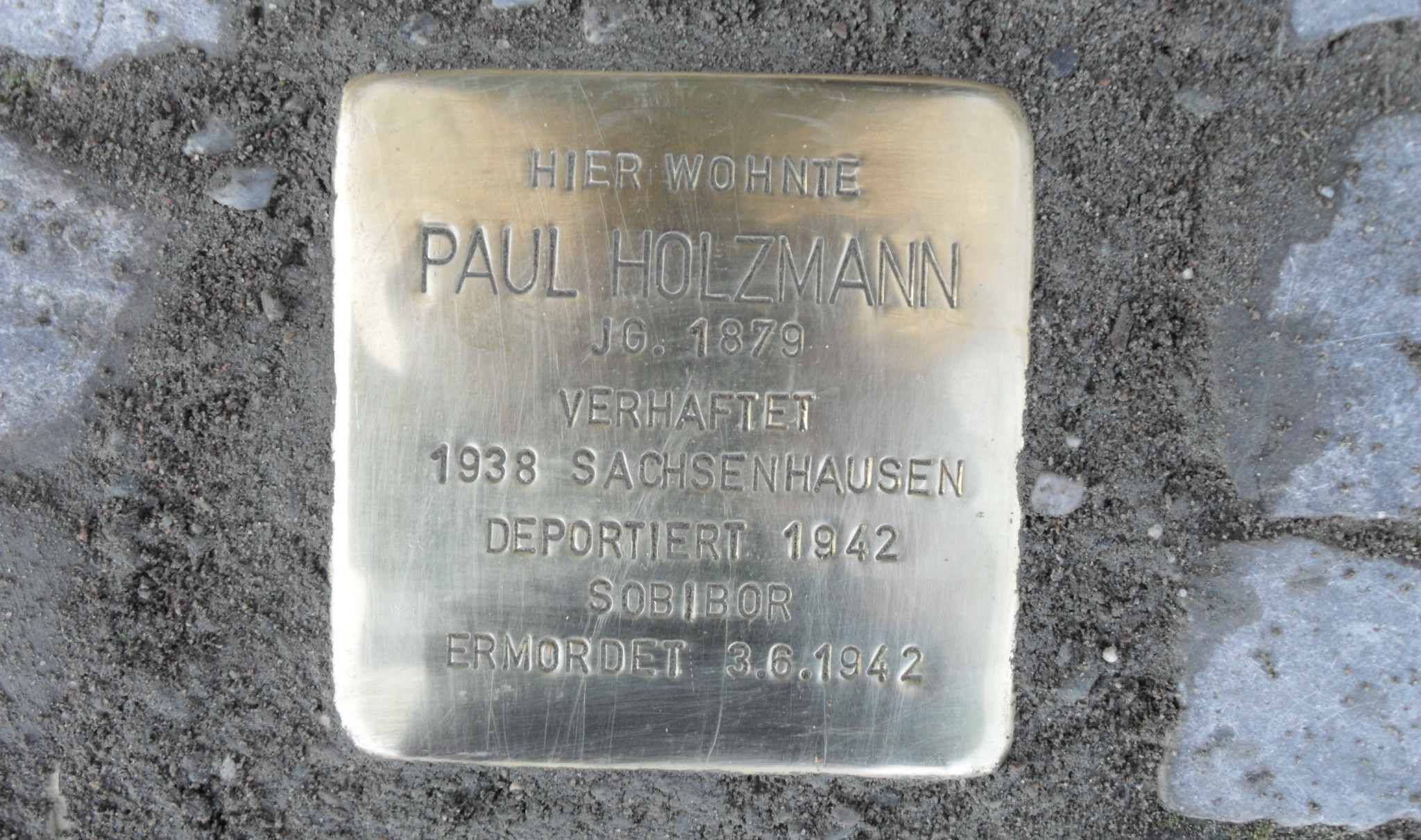 Stolperstein-Paul-Holzmann
