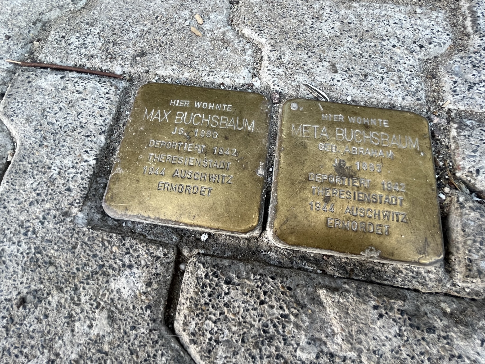 Stolperstein_Buchsbaum_Landsberger-Halle