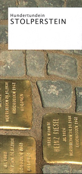 Broschüre zu Stolpersteinen in Halle Saale
